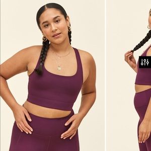 Girlfriend Collective Paloma Plum Bra